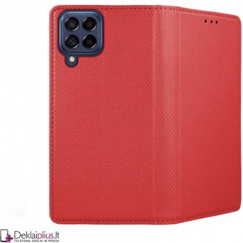 Telone atverčiamas dėklas - raudonas (Samsung M53 5G) Telone atverčiamas dėklas - raudonas (Samsung M53 5G)